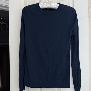 Banana Republic Women's Deep Blue Crewneck Sweater